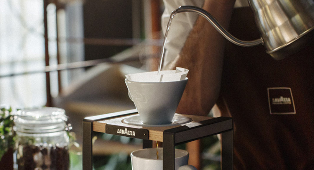 préparation du café filtre